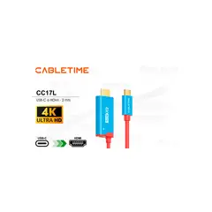 GENERICO - Cable Usb-C A Hdmi 2M Cabletime Cc17L Para Nintendo - Alta Velocidad Y Compatibilidad Gara