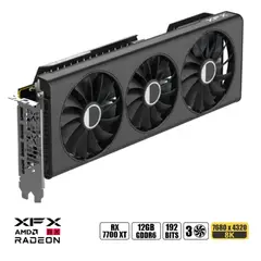 XFX - Tarjeta Gráfica Radeon Rx 7700 Xt, 12Gb, 192 Bit, Alto Rendimiento Para Gaming