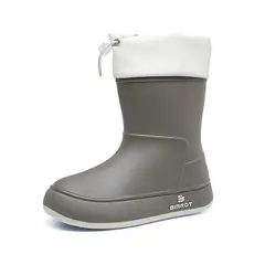 BLWOENS - Botas de temporada de lluvias para mujeres - Gris