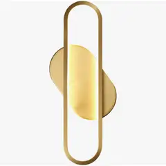 GENERICO - Aplique Lampara de Interior Gold Led