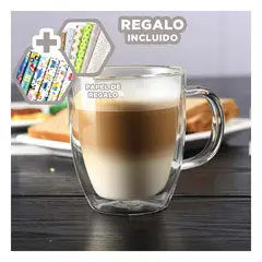 GENERICO - Taza Resistente al Calor de 300ml Y+Papel de Regalo