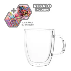 GENERICO - Pack12 Copa de Vidrio para Te Cod253 Y+Ligas de Regalo