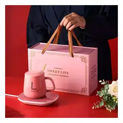 GENERICO - Pack6 Termico Resisitente para Taza en Color Rosado