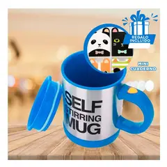 GENERICO - Taza Util para Batir de 400ml en Azul Y+Regalo Agendita