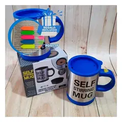 GENERICO - Frasco para Bebidas de 400ml en Azul Y+Post-it Adhesivos