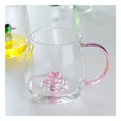 GENERICO - Pack6 Tazon con Garrita 3D Dentro y con Asa de 350ml