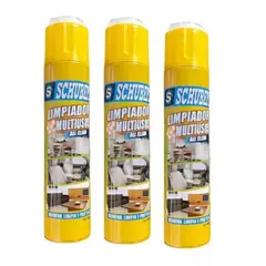 GENERICO - Espuma Limpiadora Multiusos de 650 Ml - 3 UND