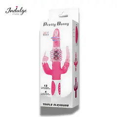 BAILE - VIBRADOR PRETTY BUNNY SUAVE Y FLEXIBLE