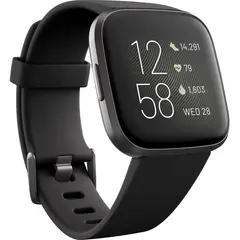FITBIT - Versa 2 Reloj inteligente de salud - Negro