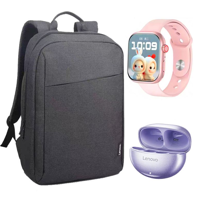 Audífonos TA140 Morado Bluetooth y S10 Reloj inteligente Y Bag