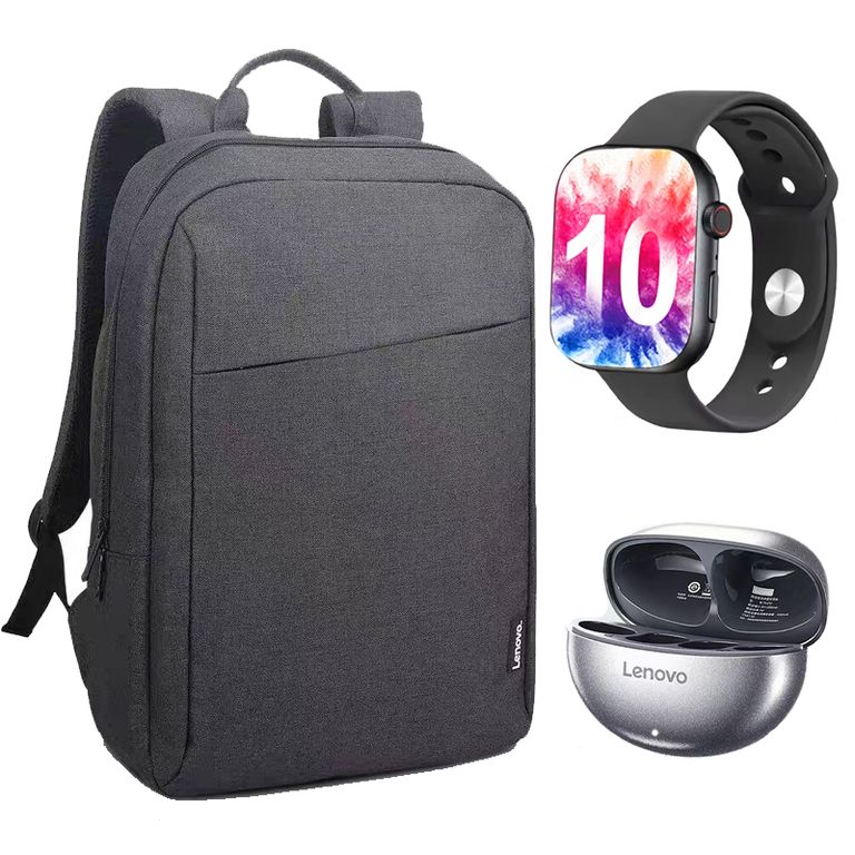 Audífonos TA140 Negro Bluetooth y S10 Reloj inteligente Y Bag