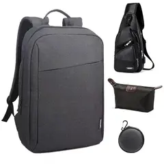 LENOVO - Mochila B210 Notebook Impermeable Y 4 en 1 Cartera de viajes