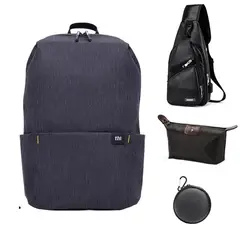 XIAOMI - Mochila 10L Notebook Impermeable Y 4 en 1 Cartera de viajes