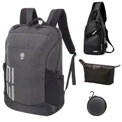 DELL - Mochila Notebook Impermeable Y Toumi 4 en 1 Cartera de viajes