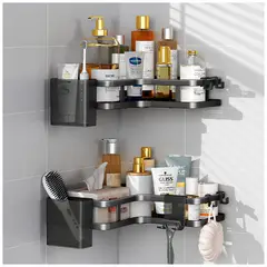 KELLER - Set de 2 Esquineros para Baño con Adhesivo JL9