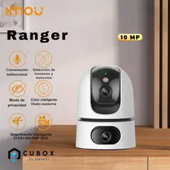 IMOU - CÁMARA DE SEGURIDAD WIFI DOBLE LENTE RANGER 10 MPX