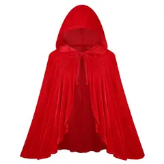 GENERICO - Capa Caperucita Roja Disfraz - Mide 60 cms largo