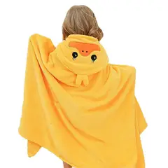 VATYERTY - Toalla de Baño con Capucha Para Bebé con Estampado de Pato