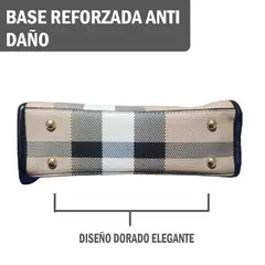 GENERICO - Cartera Bolso de Mano con Correa de Hombro Diseño Casual Elegante