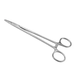 GENERICO - Pinza Porta Agujas Mayo Recta de 14 CM