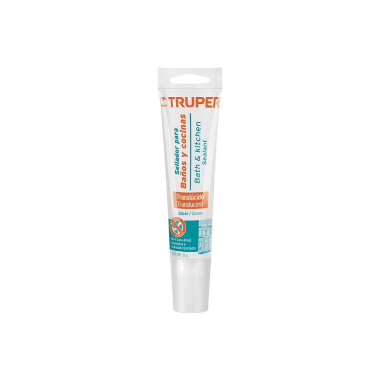 Silicona translúcida para baños y cocinas 85 g - 18567