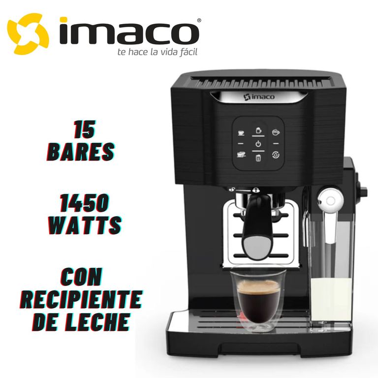 Cafetera Expresso IECM1550 de 15 bares con Recipiente de Leche