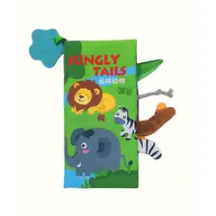 GENERICO - Libro Sensorial para Bebé 3D de Animales de la Selva