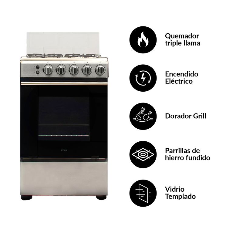 Cocina de pie Expert 60 2.0 Gas Natural