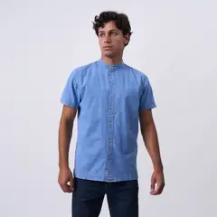 BRONCO - CAMISA MC AP25DE NOVAC-R DENIM CAMISERO