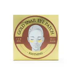 WOKALI - Parches para Ojos Gold Snail CAJA 60 UND