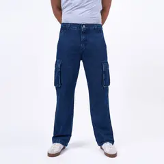 BRONCO - JEAN CARGO KP25ROB-W DENIM RIGIDO
