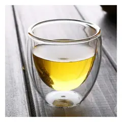 GENERICO - Pack6 Taza sin Asa Util de Doble Capa 460ml