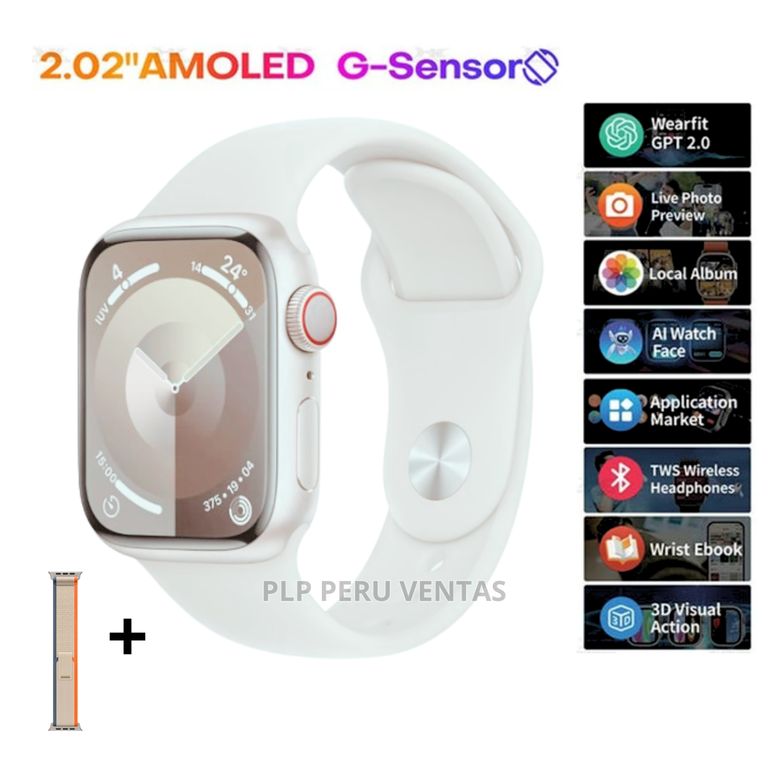 Smartwatch HK10 Pro Plus 2GB Amoled ChatGPT Blanco