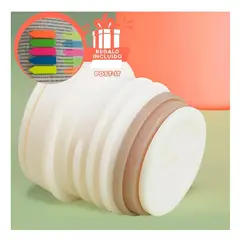 GENERICO - Botella Termica de 500ml Naranja Y+Post-it Adhesivos