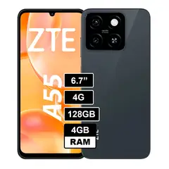ZTE - Celular A55 4GB RAM 128GB - NEGRO