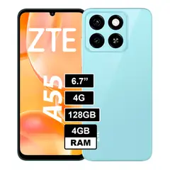 ZTE - Celular A55 4GB RAM 128GB - AZUL