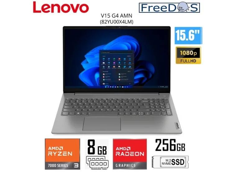 LAPTOP V15 G4 AMN RYZEN 3-7320U 8GB RAM 256GB SSD 156″ FHD FREEDOS