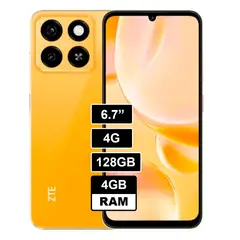 ZTE - Celular A55 4GB RAM 128GB - NARANJA