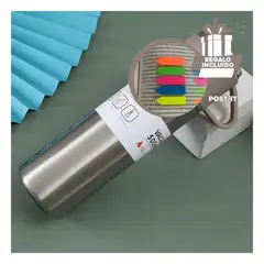 GENERICO - Pack12 Botella Termica para Cafe Marr Y+Banderitas Adhesivas