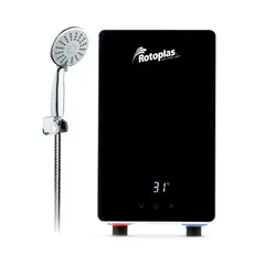 ROTOPLAS - Rapiducha Eléctrica New Compact Negro