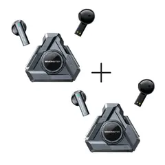 MONSTER - Audífonos Bluetooth Gamer XKT22 Tarnish Pack x 2