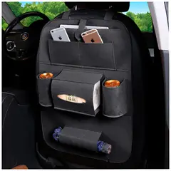 KELLER - Organizador para Asiento de Auto Negro A64