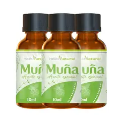 HEALTH NATURAL - PACK 3 ACEITE ESENCIAL DE MUÑA HEALTHNATURAL 30ML