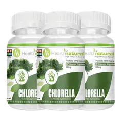 HEALTHNATURAL - PACK 3 CHLORELLA 1500MG