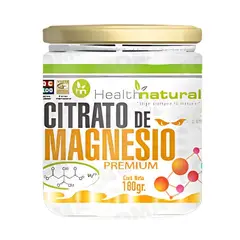 HEALTHNATURAL - CITRATO DE MAGNESIO PREMIUM 180GR