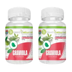 HEALTHNATURAL - PACK 2 GRAVIOLA 1000MG