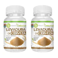 HEALTHNATURAL - PACK 2 LEVADURA DE CERVEZA 1000MG