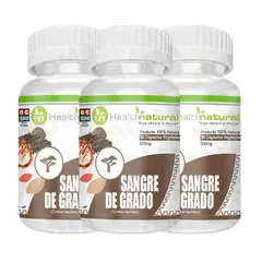HEALTHNATURAL - PACK 3 SANGRE DE GRADO 1500MG