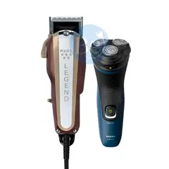 WAHL - Combo Cortadora Legend 08147-418 y Afeitadora Philips