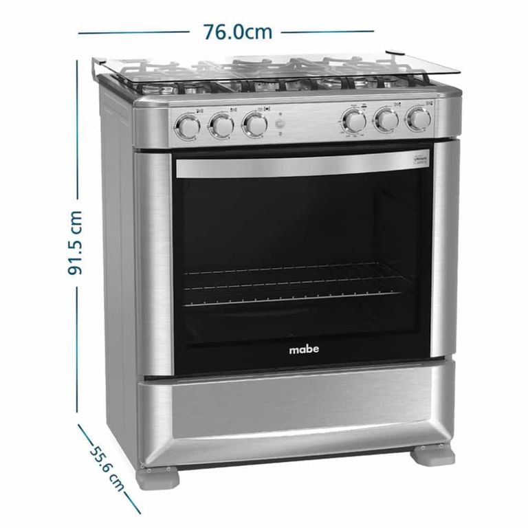 Cocina a Gas 30" 5 Hornillas CMP7628FX0 Inox
